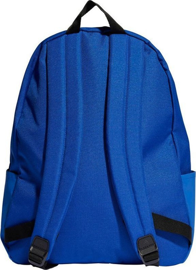 Çantë shpine Adidas Classic BOS 3 Stripes IL5777, me ndarje brenda për organizim, xhep përpara me zinxhir, blu