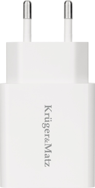 Ngarkues telefoni Kruger&amp;Matz LIVE 9S, 18W, USB Type A, i bardhë