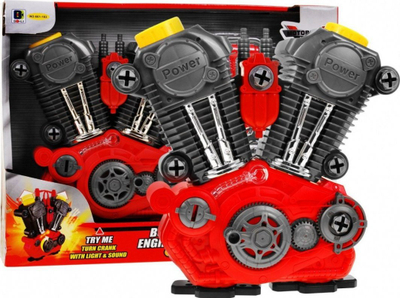 Lodër motor makine Bohui 661-183, çmontues, drita dhe zë, e kuqe