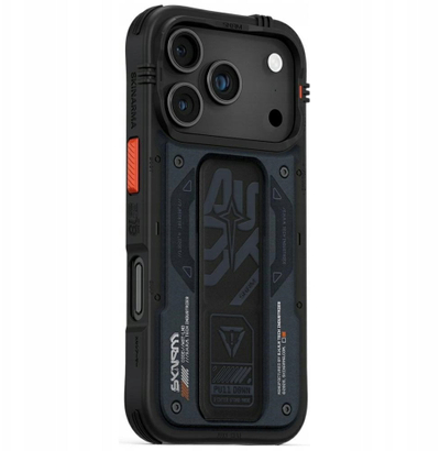 Maskë mbrojtëse Skinarma AEGIS për iPhone 17 Pro, 6.3\", MAG Charge, blu navy