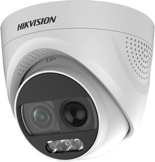 Kamerë sigurie Hikvision DS-2CE72DFT-PIRXOF, 2MP 1080p, lente 3.6mm, IP67, e bardhë
