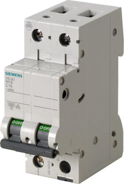 Çelësi automatik Siemens 5SL6202-7, 2P, C2, 6kA, AC