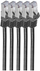 Set kabllo rrjeti Shiverpeaks BS75511-0.5S-SET5, Cat.7 S/FTP, 0.5 m, të zeza