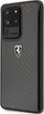 Mbrotëse telefoni Ferrari Carbon Heritage FEHCAHCS69BK, për Samsung Galaxy S20 Ultra, fibra karboni, e zezë