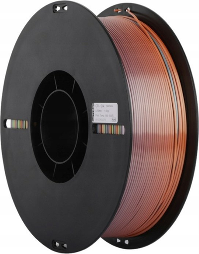Filament 3D Creality Silk PLA, 1.75mm, Rainbow, me shkëlqim