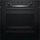Furrë Bosch HBA5570B0, 71L, e zezë