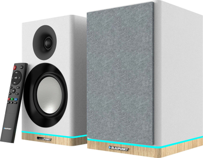 boksa Bluetooth Blaupunkt BS60WH, 2 x 30W, me LED, të bardha