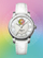 Orë për femra Tissot Lady Heart Flower Powermatic 80 T050.207.11.117.05, e argjendtë