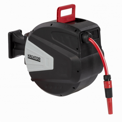 Zorrë kopshti Kreator KRTGR6711, 15m 1/2", mbështjellje automatike, gri