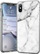 Futrollë gel Wozinsky Marble për Samsung Galaxy S21 Ultra 5G, TPU, mermer, e bardhë