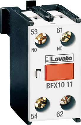 Kontaktshtesë Lovato Electric BFX1011, 1NO 1NC, montim frontal