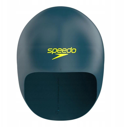 Капа за пливање Speedo Fastskin за возрасни, IQfit, тиркизна и жолта