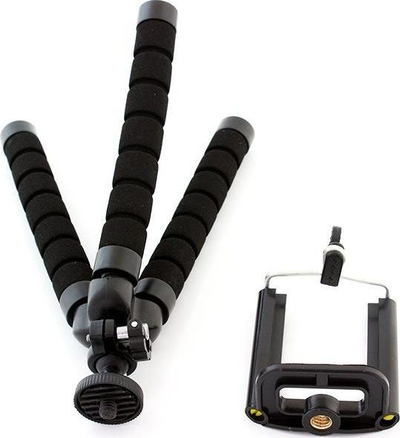 Мини статив Blavec P04, флексибилен, до 70 cm, црн