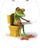 Ullëse tualeti Wenko Frog News, me mbyllje të butë Soft Close, plastikë akrilike, shumëngjyrëshe