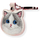 Mbajtëse AirTag Nimmy Big Eyed Pet 2.0 Cat, për qafore dhe çelësa, rozë
