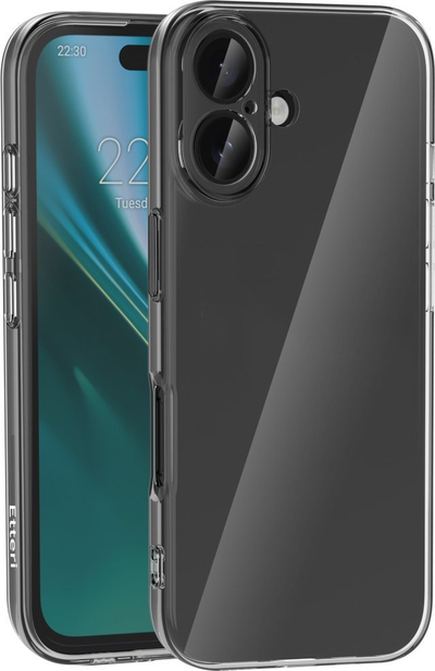 Mbrojtëse telefoni Etteri Overlay, për iPhone 16 Plus 6.7", transparente