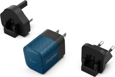 Karikues prizë Energizer Ultimate, 20W GaN PD, USB C, blu