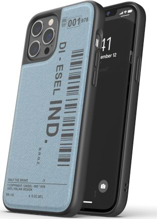 Mbrojtëse telefoni Diesel Moulded Case Denim FW20, për iPhone 11 Pro Max, denim, blu e zezë