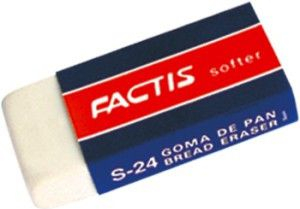 Gomë Factis S-24, të vogla, 24 copë, e hirtë