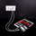 Karikues muri Lindy 73413, 20W, USB dhe USB C, i bardhë