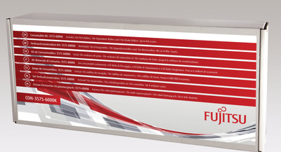 Set konsumablesh për skaner Fujitsu 3575-6000K, për fi-6800 fi-6400, deri në 6 milion skanime, i bardhë