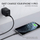 Kabllo Aukey, Lightning / USB C, 2 m, e zezë