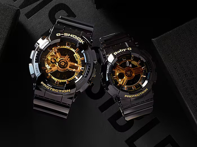 Orë për meshkuj Casio G-Shock GA-110GB-1AER (411), e zezë
