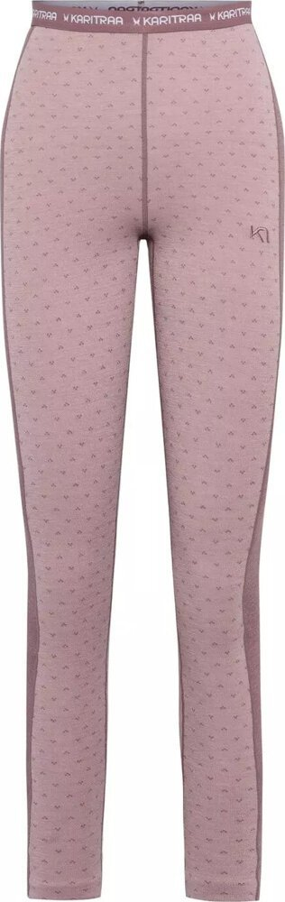 Leggins termoaktivë Kari Traa Vilma W, lesh merino, për goca, rozë