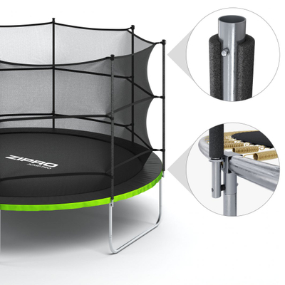 Trampolinë kopshti me rrjetë të brendshme - ZIPRO, 16FT 496cm