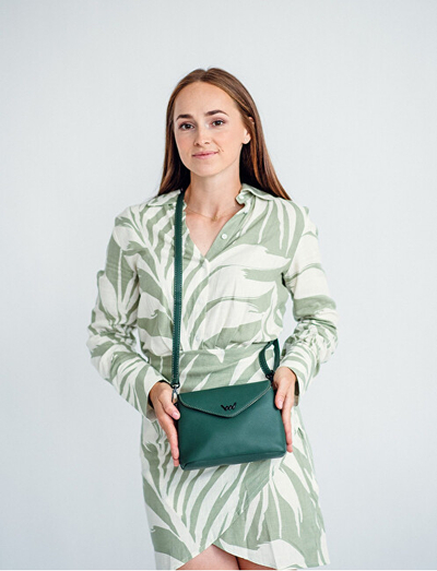 Çantë për femra Vuch Crossbody Byrsa Mini Green, e gjelbër