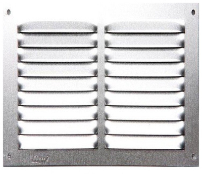 Grilë ventilimi No Name 001519, ventilim bazë, e bardhë