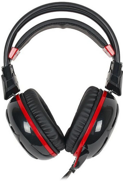 Kufje A4Tech Bloody G300 Gaming, të zeza/të kuqe