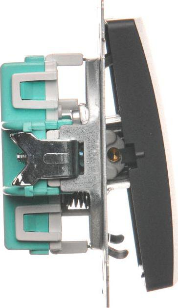 Ndërprerës për roleta Kontakt-Simon Basic (BMZ1.01 / 28), 10A, 250V, i hirt