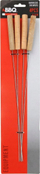 Shkopinj BBQ MyBBQ C83500220, set me 4 copë, inoks 41.5 cm, doreza druri, ngjyrë natyrale