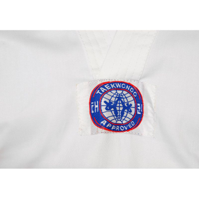 Uniformë taekwondo SMJ Sport HS TNK 000008550, poliestër pambuk, me brez, e bardhë