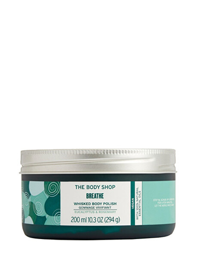 Skrab për trup The Body Shop Breathe Eucalyptus & Rosemary, 200 ml