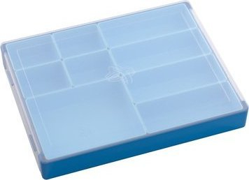 Kuti organizuese Gamegenic Token Silo, me 9 ndarje, plastike, blu