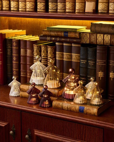 Сет декоративен за Божиќ Sirius Alberte, 2 дела, стакло, бордо