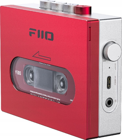 Касетофон пренослив FiiO CP13, стерео, USB-C, црвено сребрен