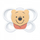 Biberon NUK Perfect Match Air Disney Winnie the Pooh, silikon, 0–6m, i bardhë