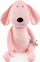 Lodër pelushi Balibazoo Pink Cuddly Dog, 58cm, rozë