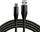 Kabllo USB EverActive CBB-1CHB, USB-A me USB-C, 1 m, e zezë