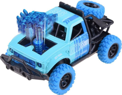 Makine lodër Predator Stunt Car 4x4, me drita e zëra, me friksion, blu