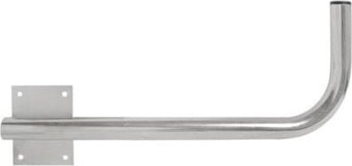 Mbajtës anësor antene LIBOX, 60 cm, metal, ngjyrë argjendi