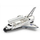 Model për me ndërtu Revell Space Shuttle Atlantis 04544, 1:144, 25.2cm, bardh e zi