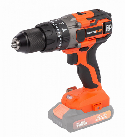 Vidhosëse çekiç pa kabllo Powerplus, 20V, pa bateri