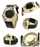 Orë dore Marc Jacobs MBM 1246