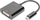 Adaptus video Digitus USB C në DVI, Full HD 1080p, i zi