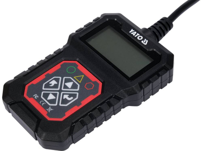 Дијагностички тестер OBD2 Yato YT-72978, LCD, за автомобили и товарни комбиња