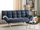 Divan krevati INGARO, mekanizëm click clack, stil skandinav, blu navy